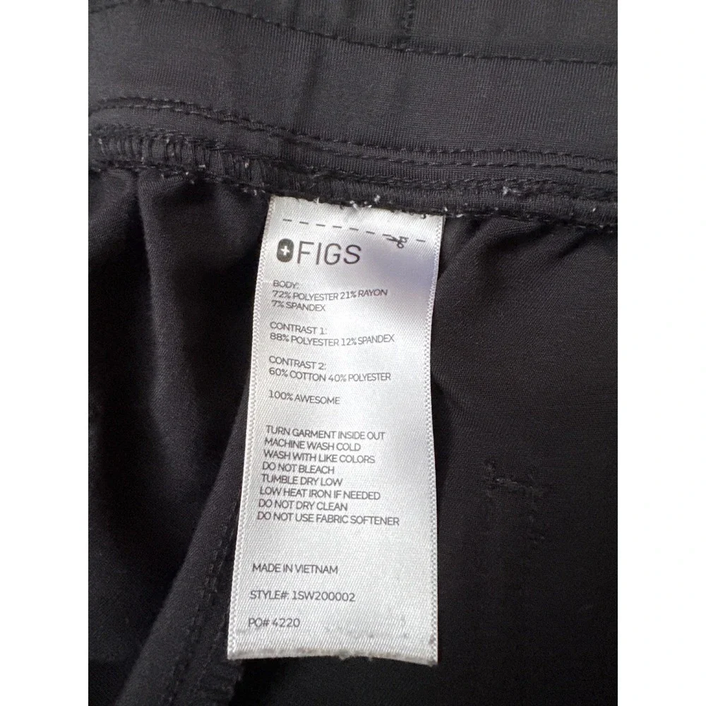 Figs Technical Collection Black Scrubs Jogger Pants Mens 3XL 1SW200002 Cargo